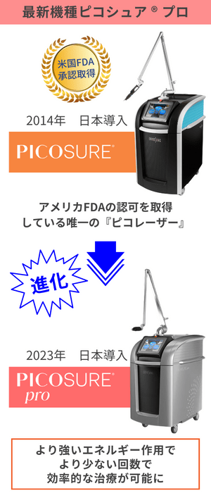 最新上位機種『ピコシュア®プロ(PICOSURE® PRO)』