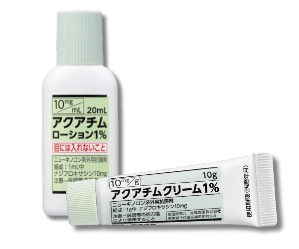 ニキビ治療薬(抗菌薬):ダラシンT ゲル/ローション 1%(クリンダマイシンリン酸エステル)